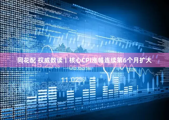同花配 权威数读丨核心CPI涨幅连续第6个月扩大